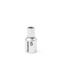 1/4" торцевая головка шестигранник, 5 мм Proxxon (23712)